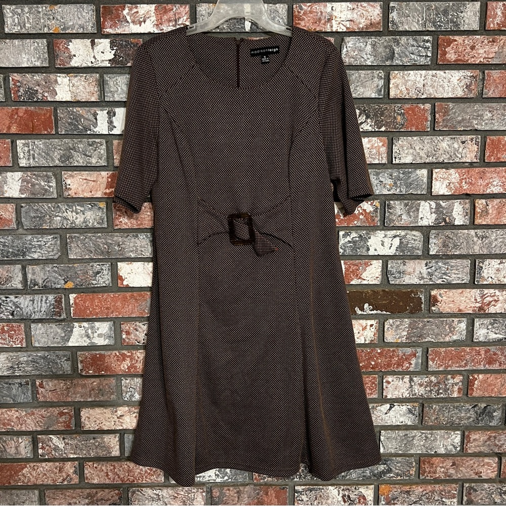MADISON LEIGH BROWN DRESS